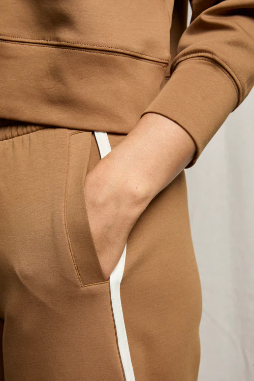 mikos wide leg pant, mocha