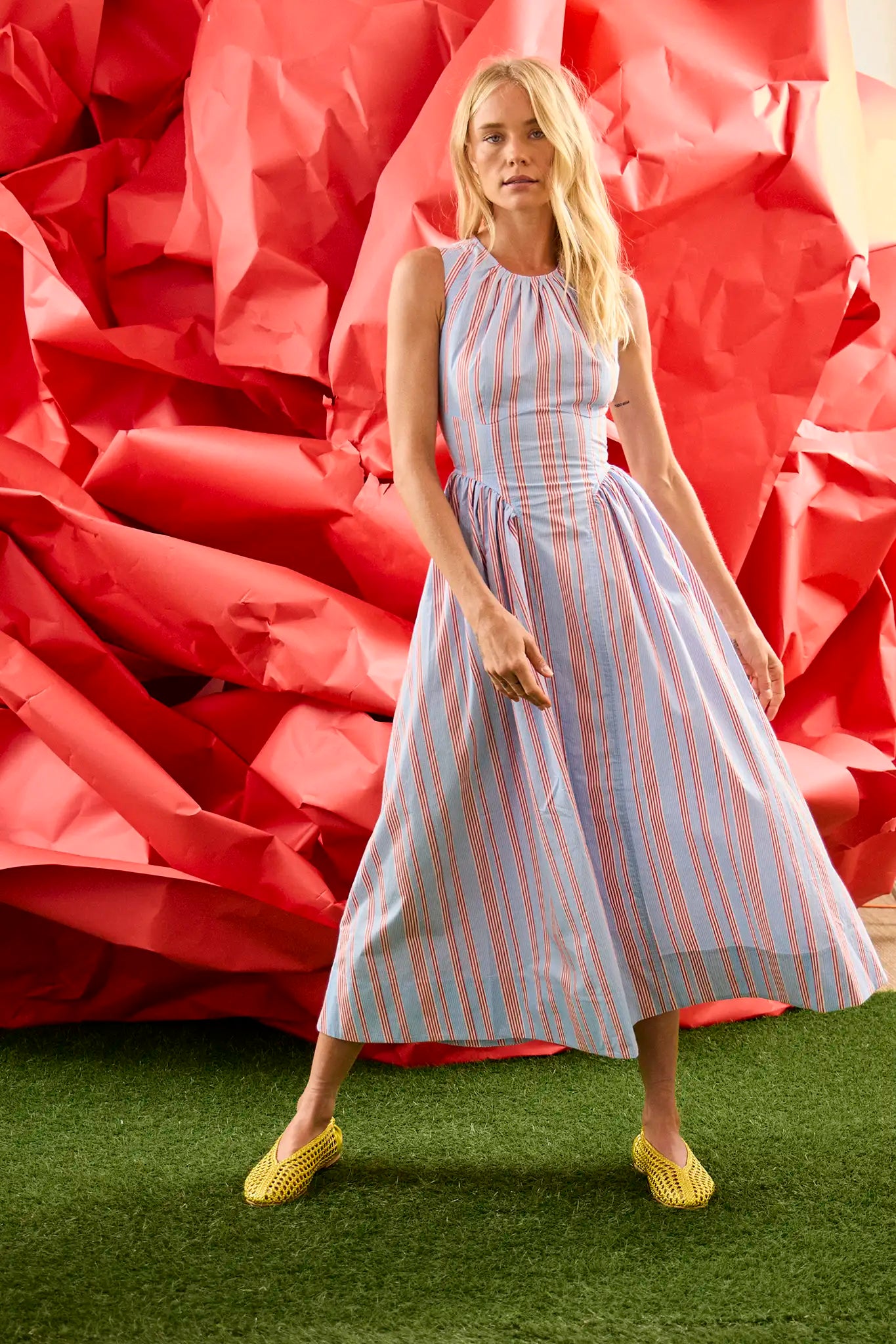 Nantucket Dress, Seaside Stripe