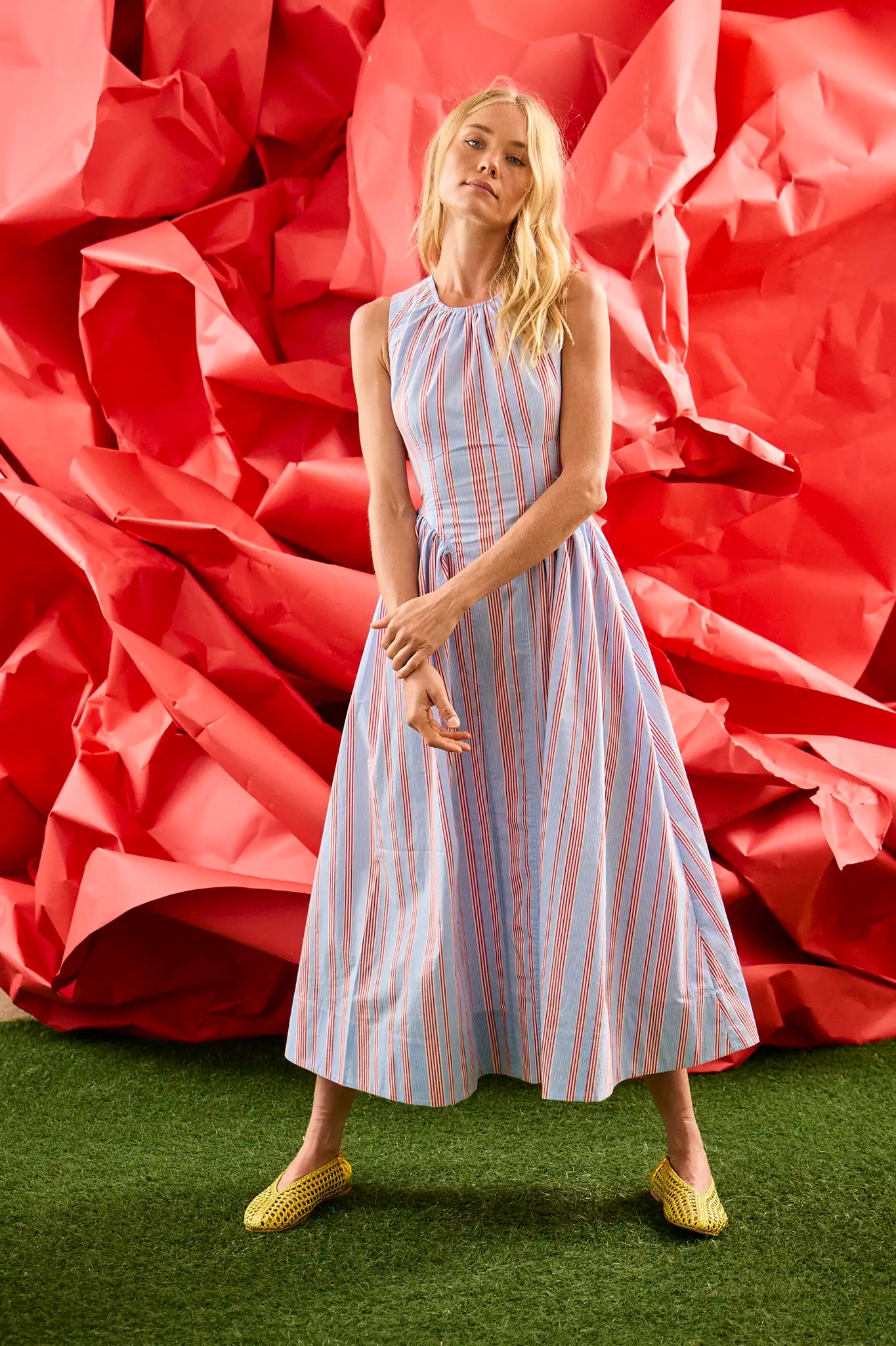 Nantucket Dress, Seaside Stripe