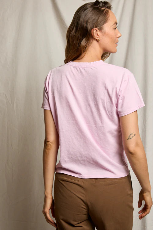 harley tee, sugar pink