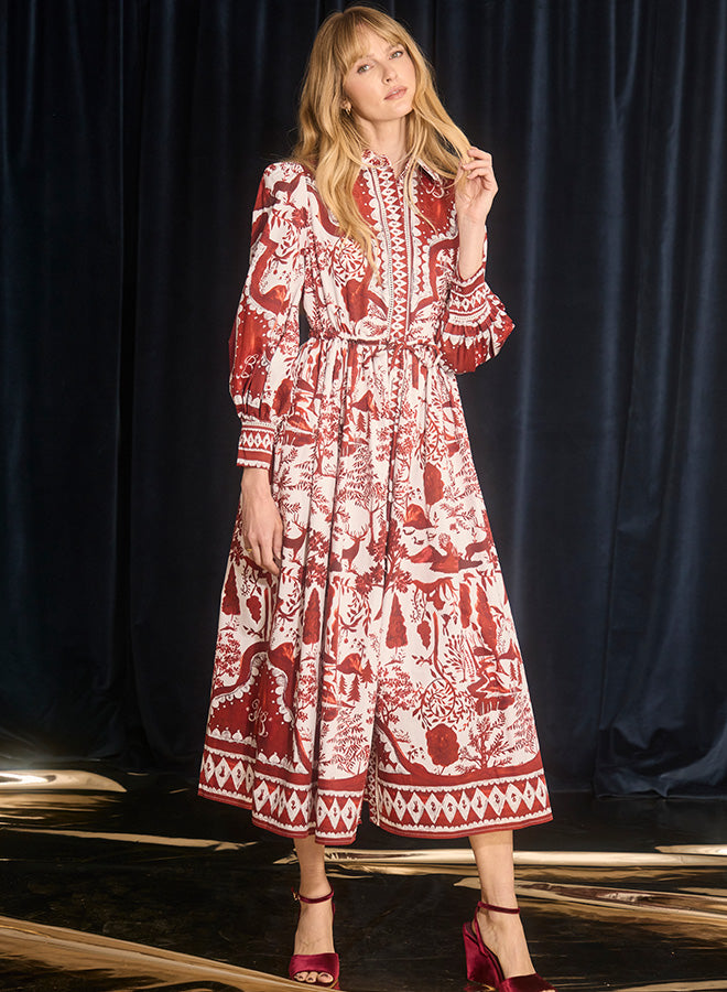 Rosie Dress, Central Park Toile