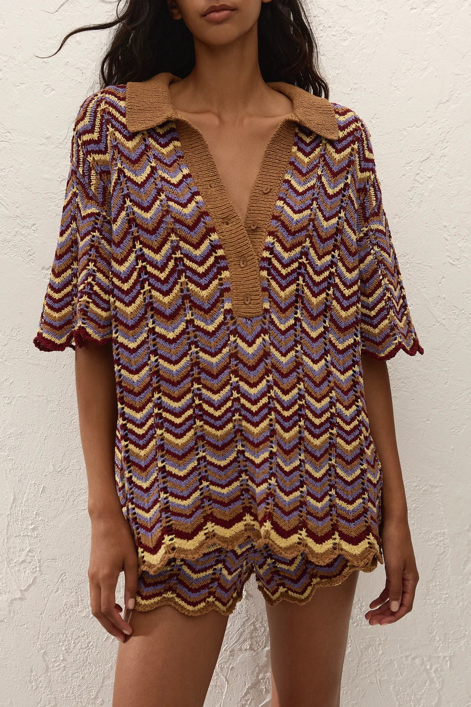Luis Polo Top, Ramona Stripe