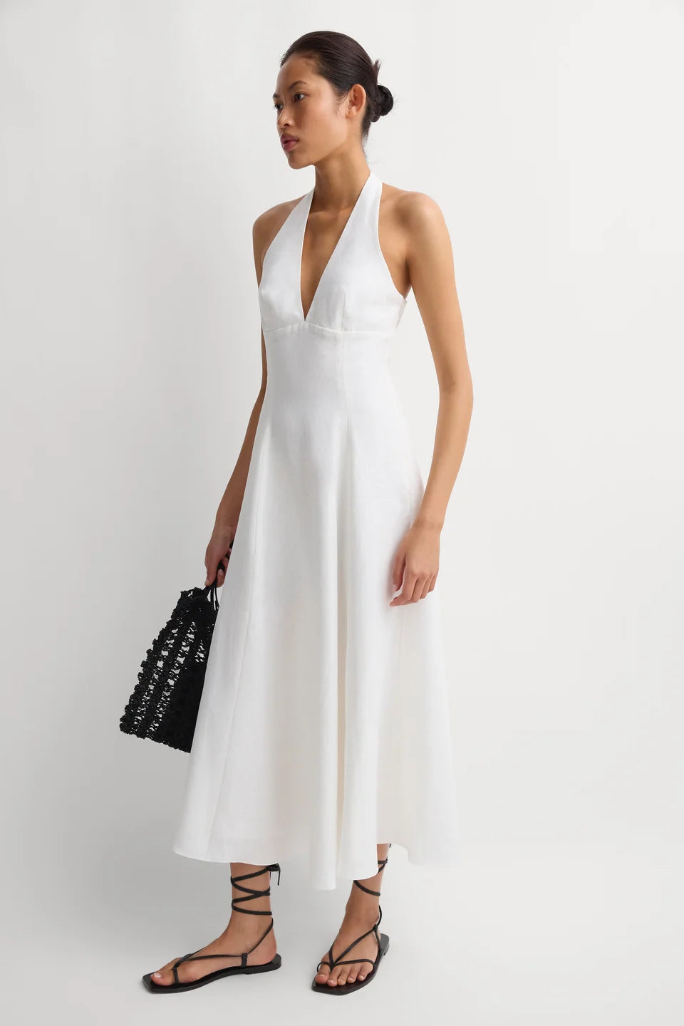 Marais Midi Dress, White