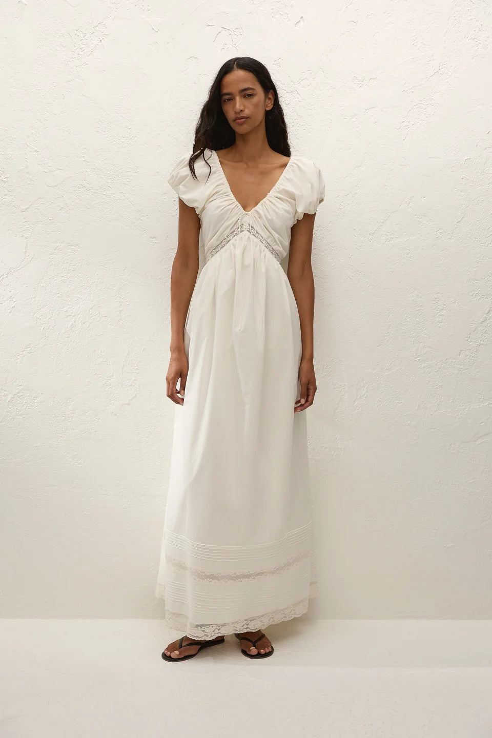 Elodia Maxi Dress, Mila Lace Ivory