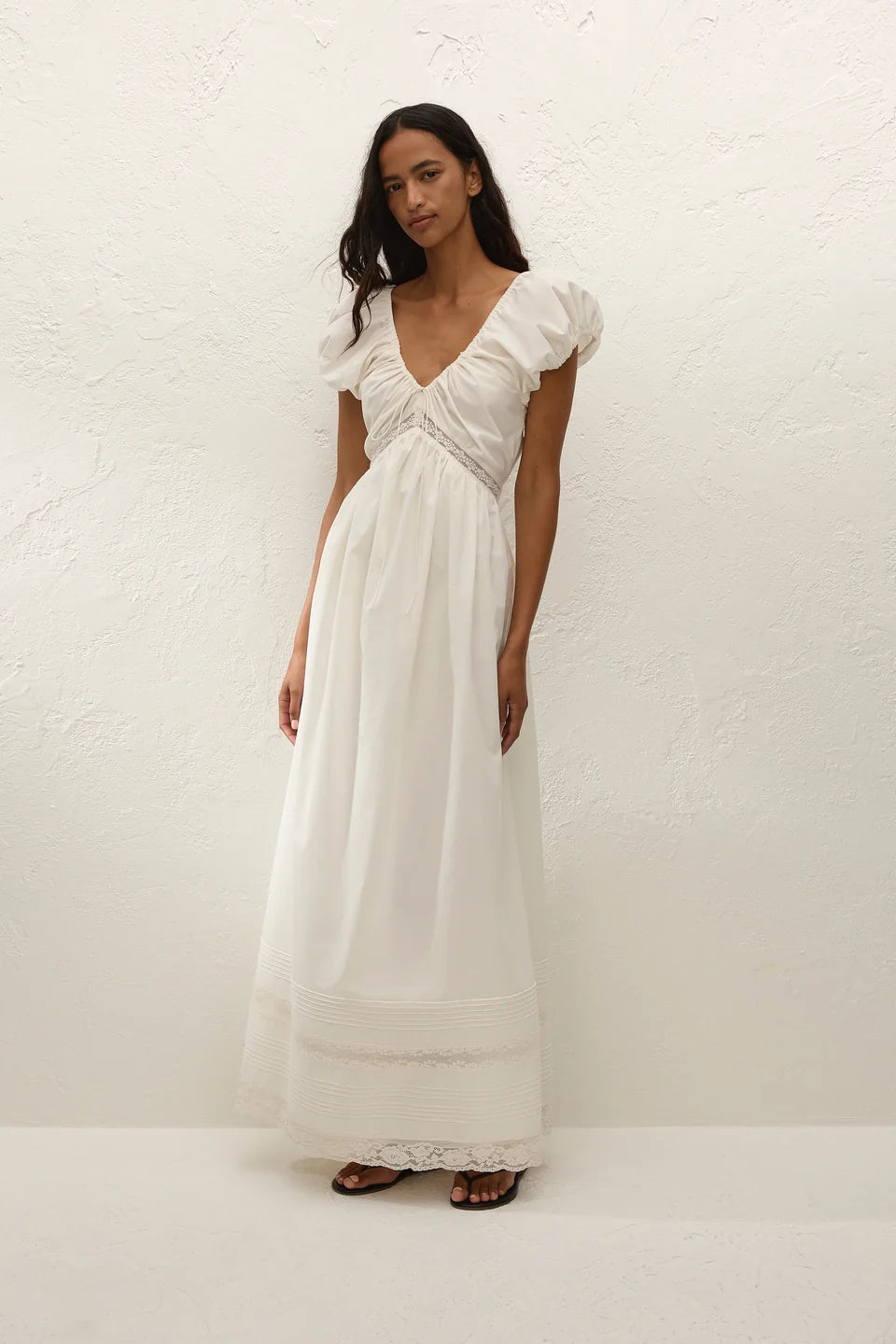 Elodia Maxi Dress, Mila Lace Ivory
