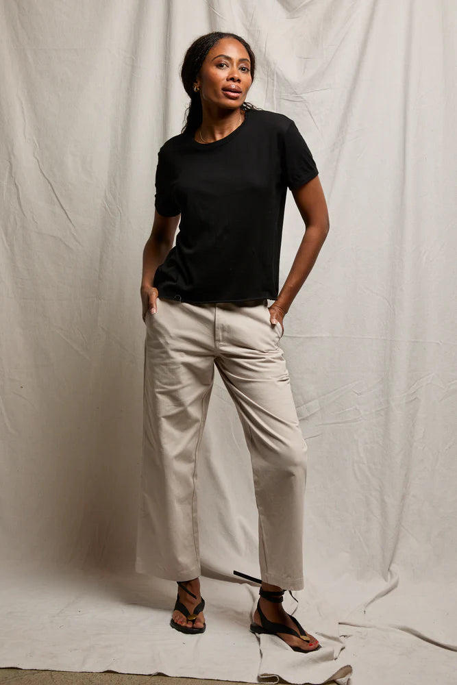 sofia tee, true black