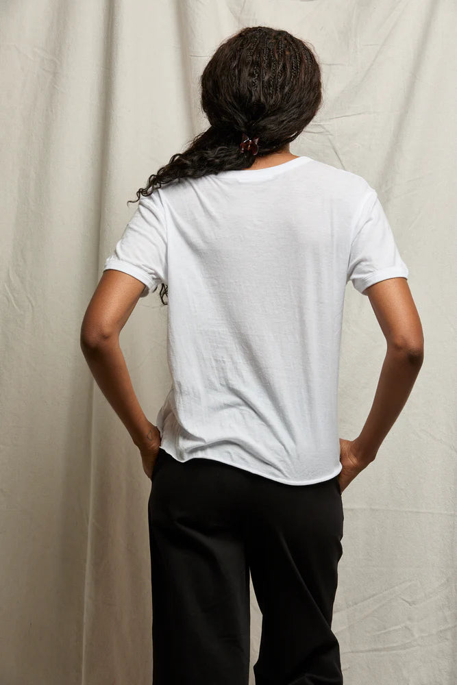 sofia tee, white