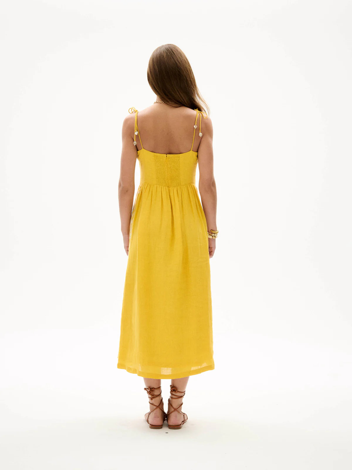 Allegra Dress, Yellow