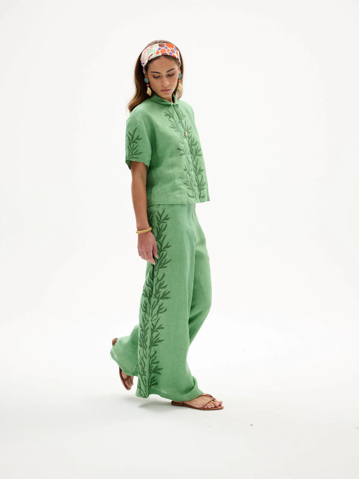 Palazzo Pants, Mint