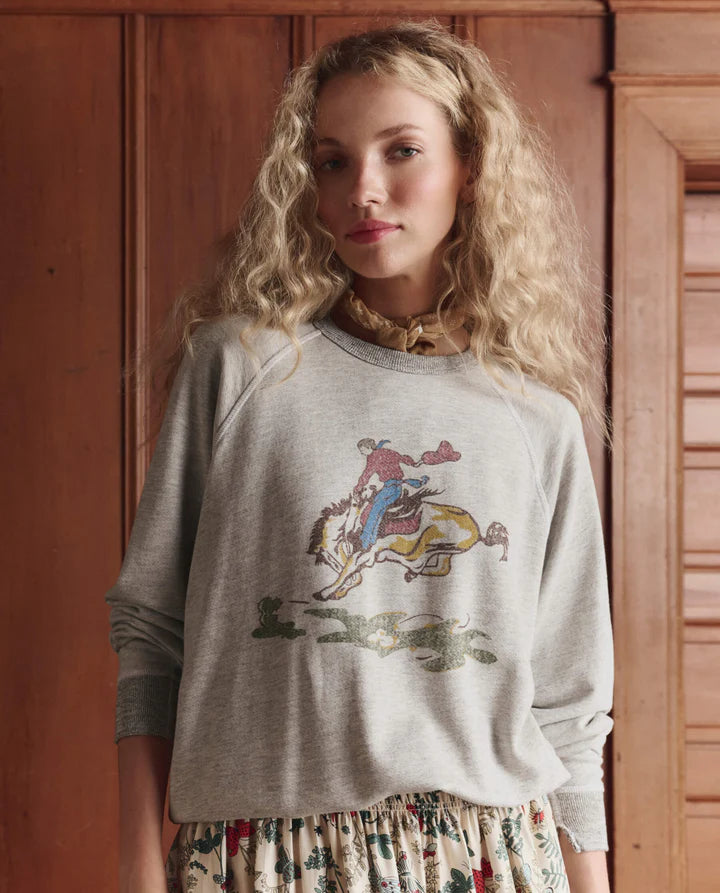 College Sweatshirt, Rider Graphic