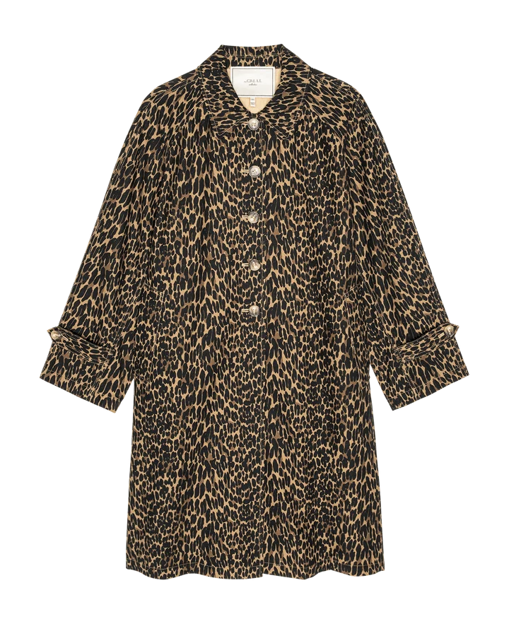 Trench Coat, Dark Leopard