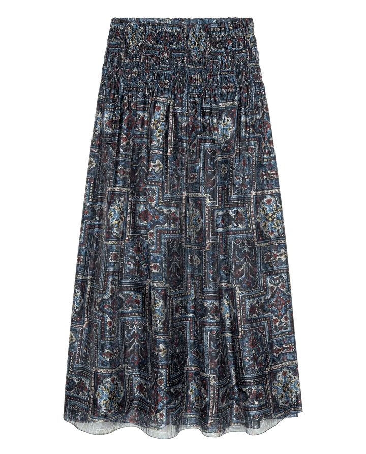 Canary Skirt, Heirloom Textile Print