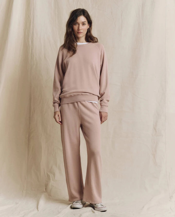 College Sweatshirt, Ballet Pink