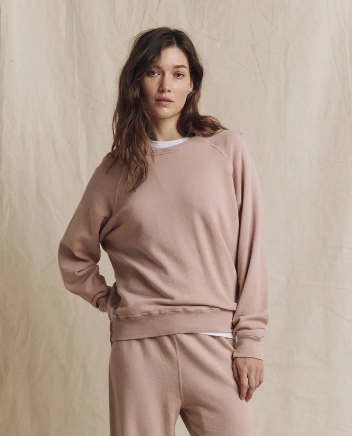 College Sweatshirt, Ballet Pink
