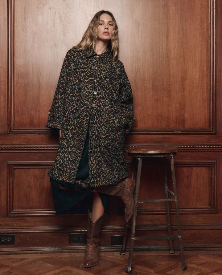 Trench Coat, Dark Leopard