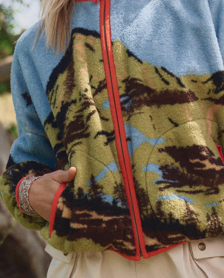 Plush Full-Zip, California Landscape