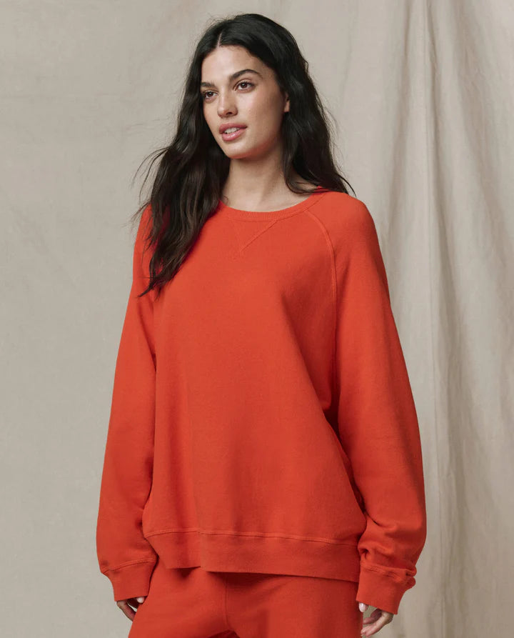 Slouch Sweatshirt, Persimmon