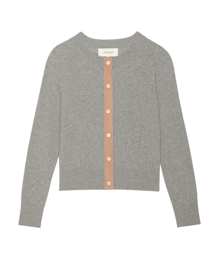 Dainty Cardigan, Heather Grey