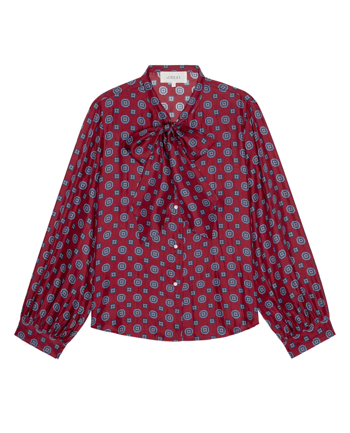 Zenith Top, Medallion Tie Print