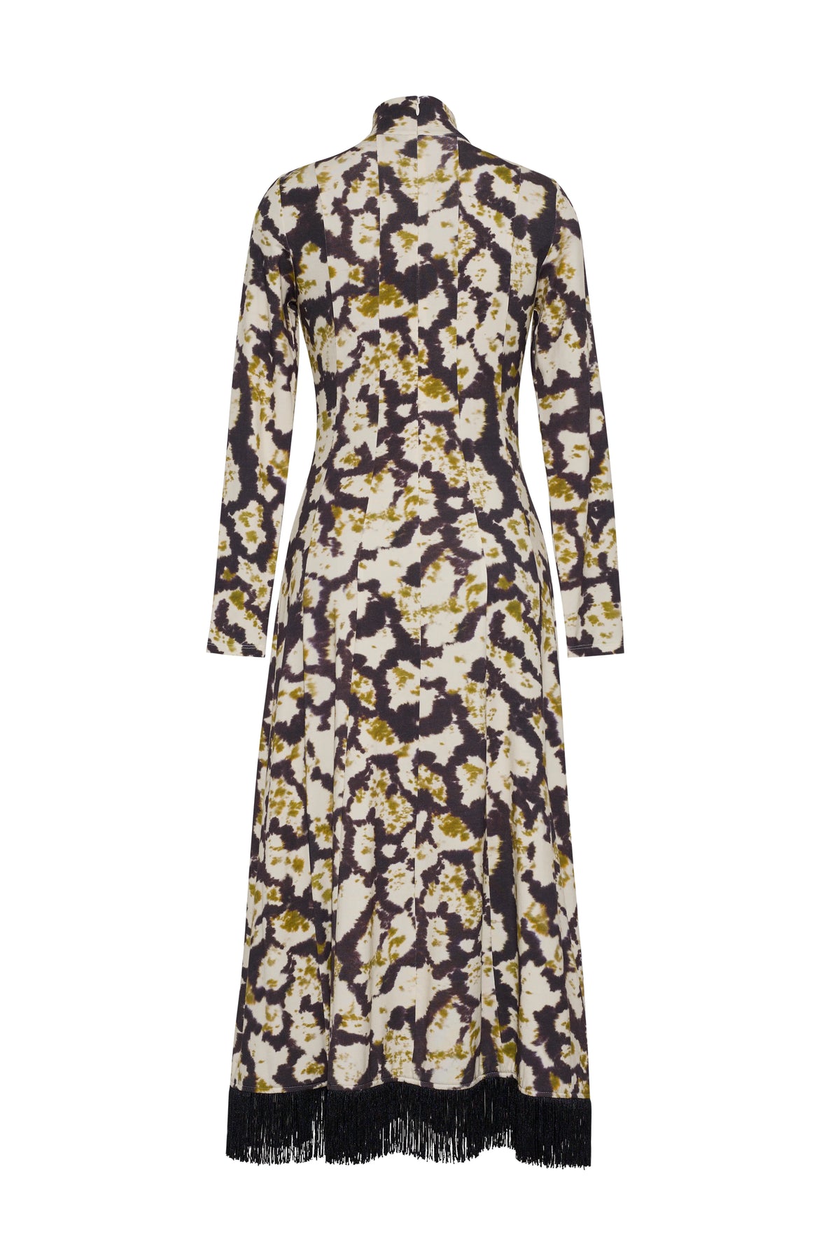 Troy Midi Dress, Spotted Black