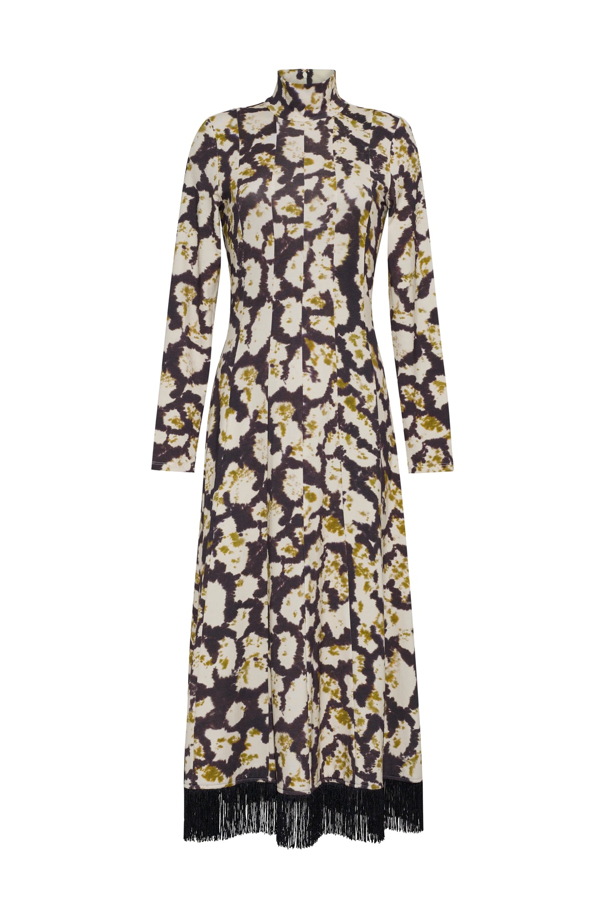 Troy Midi Dress, Spotted Black