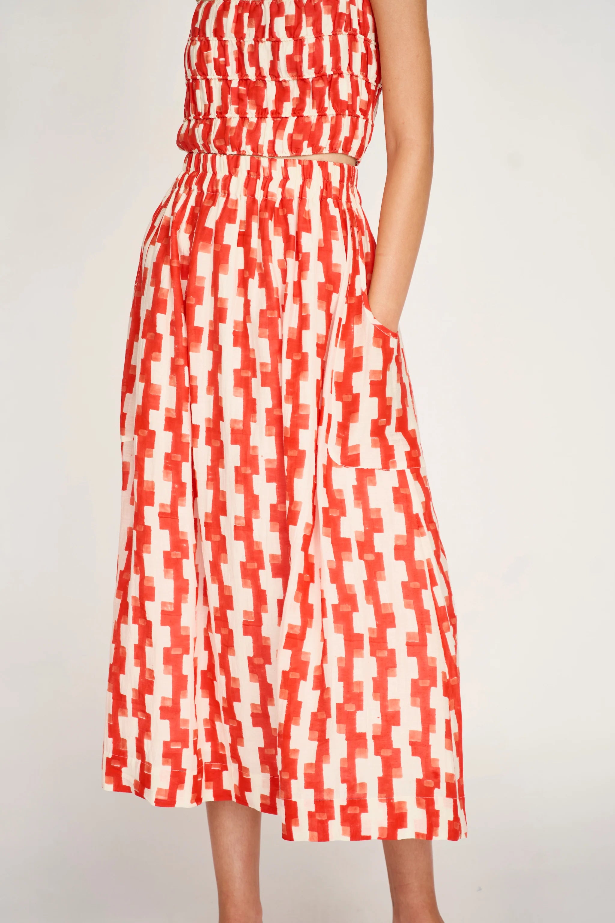 Verona Skirt, Cherry Hopscotch