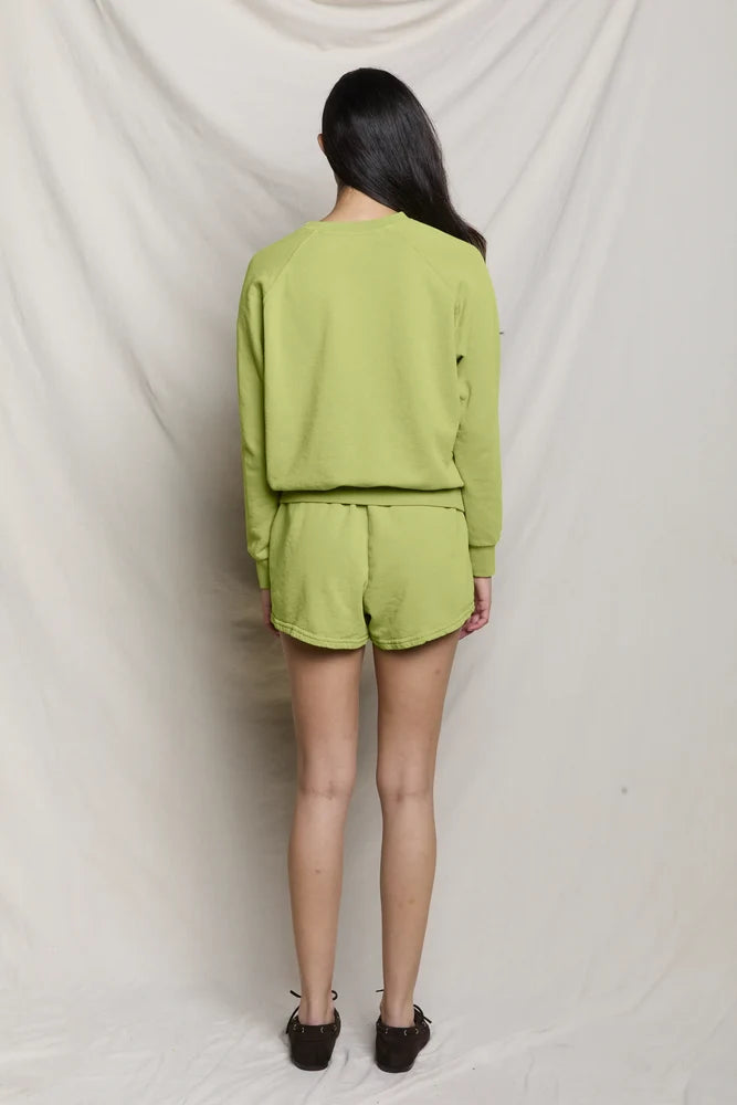 alexi sweatshirt, chartreuse