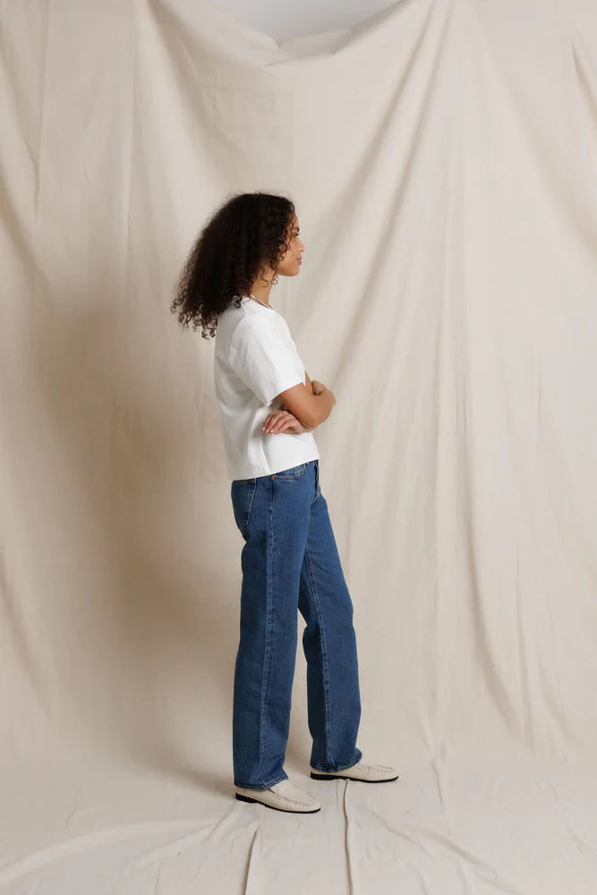 atlas tee, white