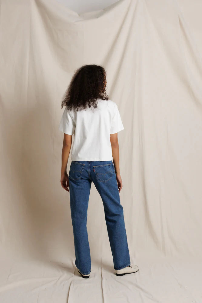 atlas tee, white