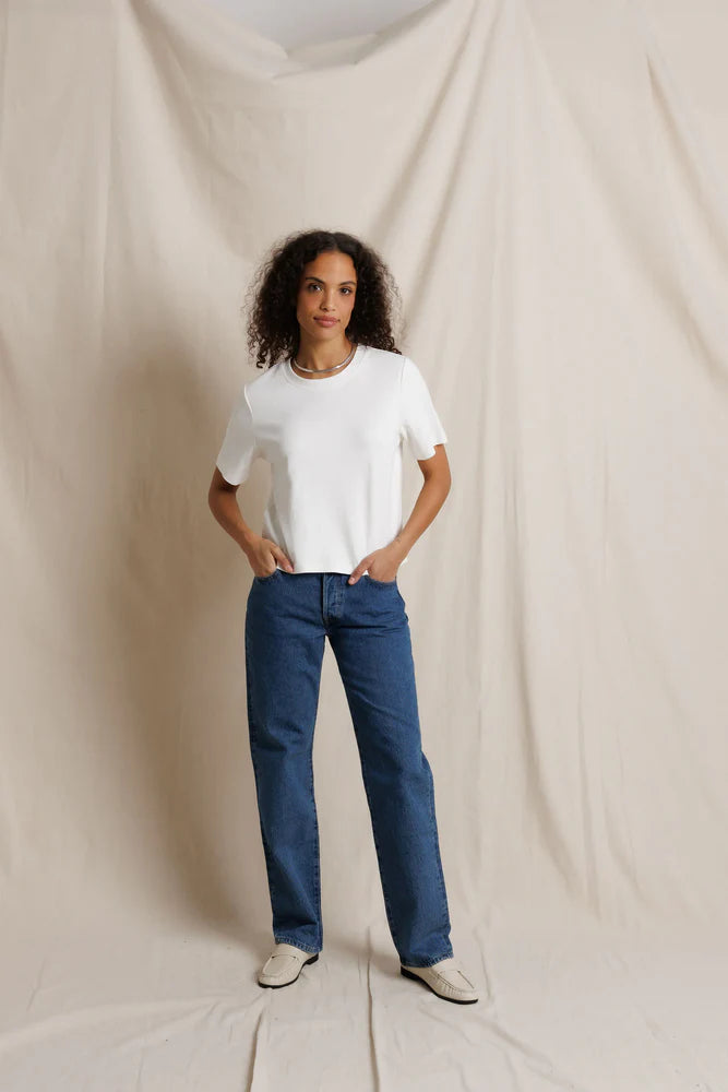atlas tee, white