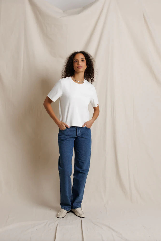 atlas tee, white