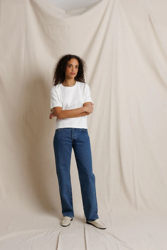 atlas tee, white