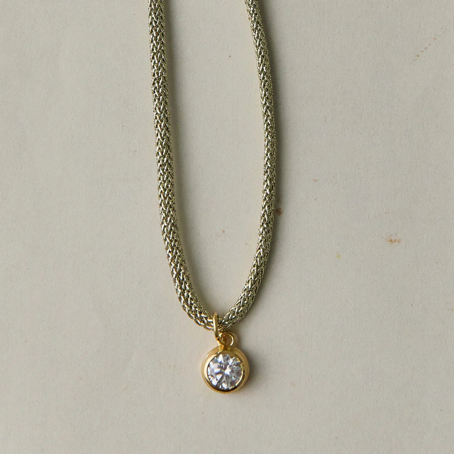 Gold Lurex Necklace Cord