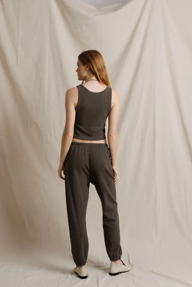 johnny sweatpant, dark olive