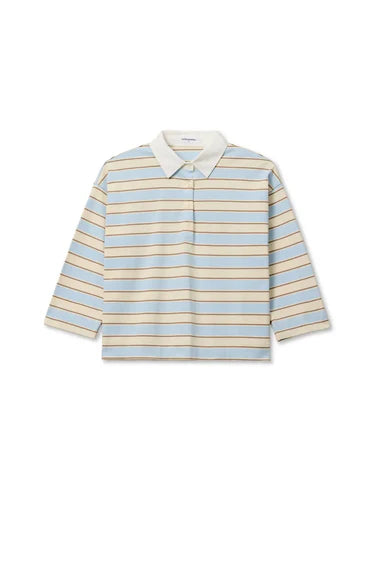 daria shirt, powder blue stripe