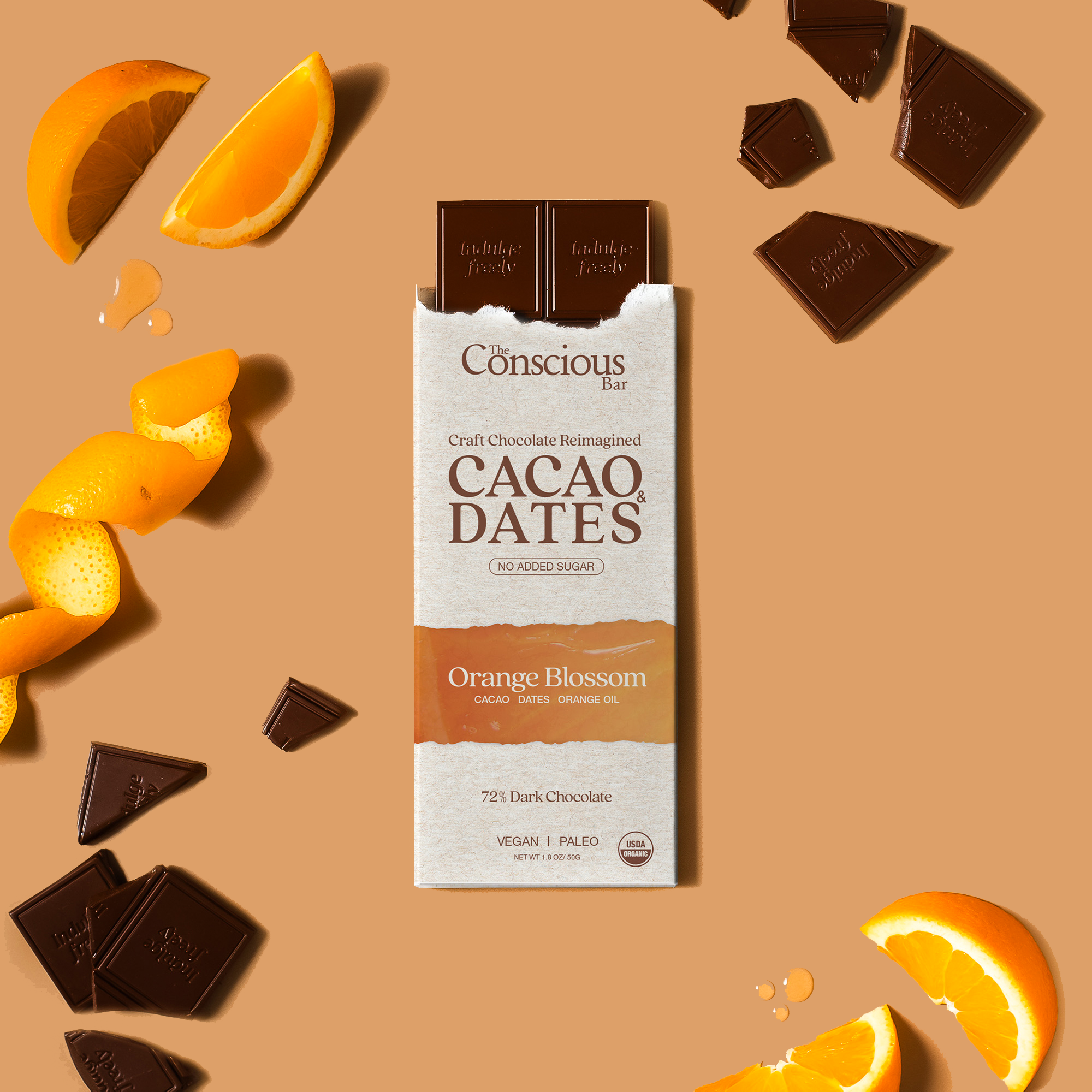 Date-Sweetened Chocolate, Orange
