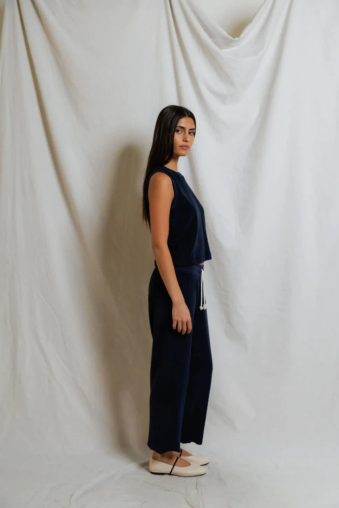 eliana capri pant, navy
