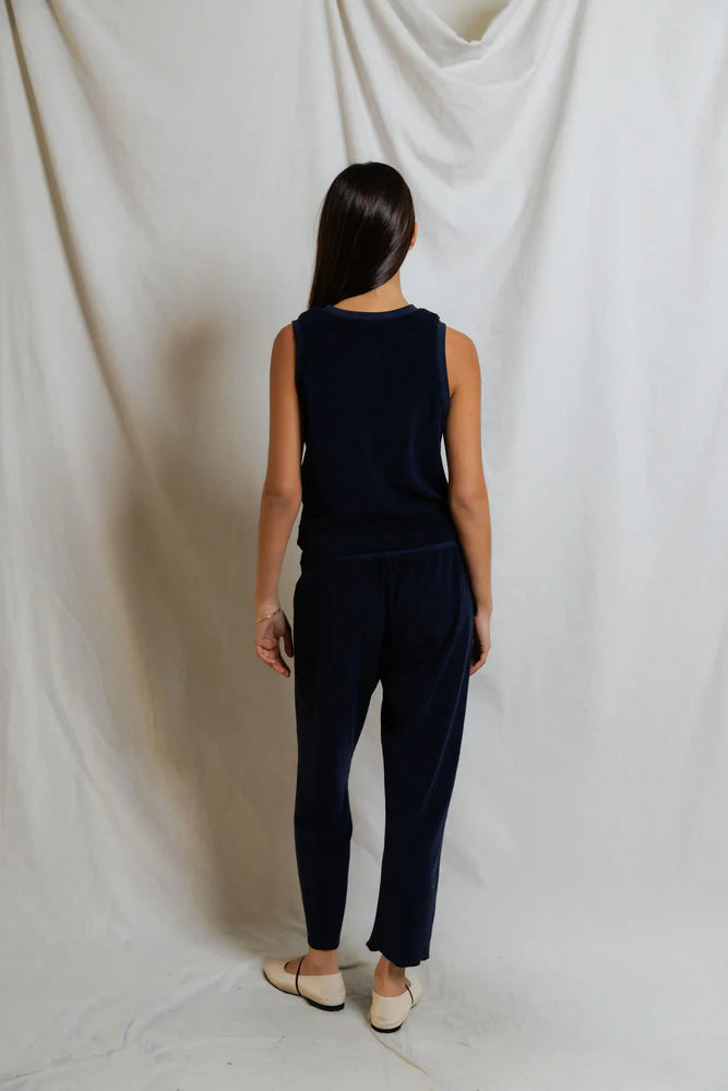eliana capri pant, navy