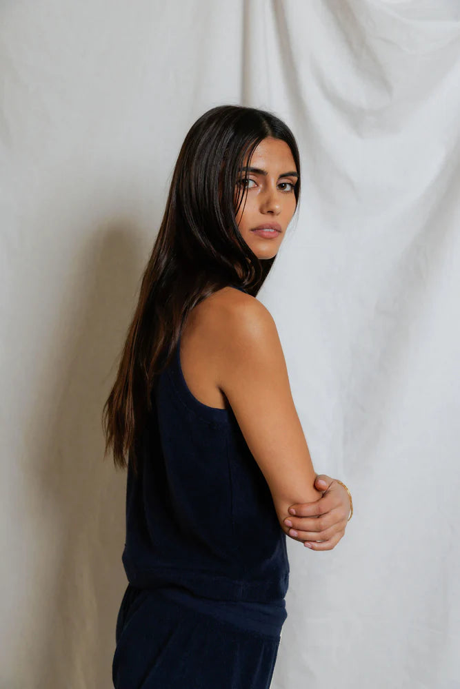 esther tank, navy