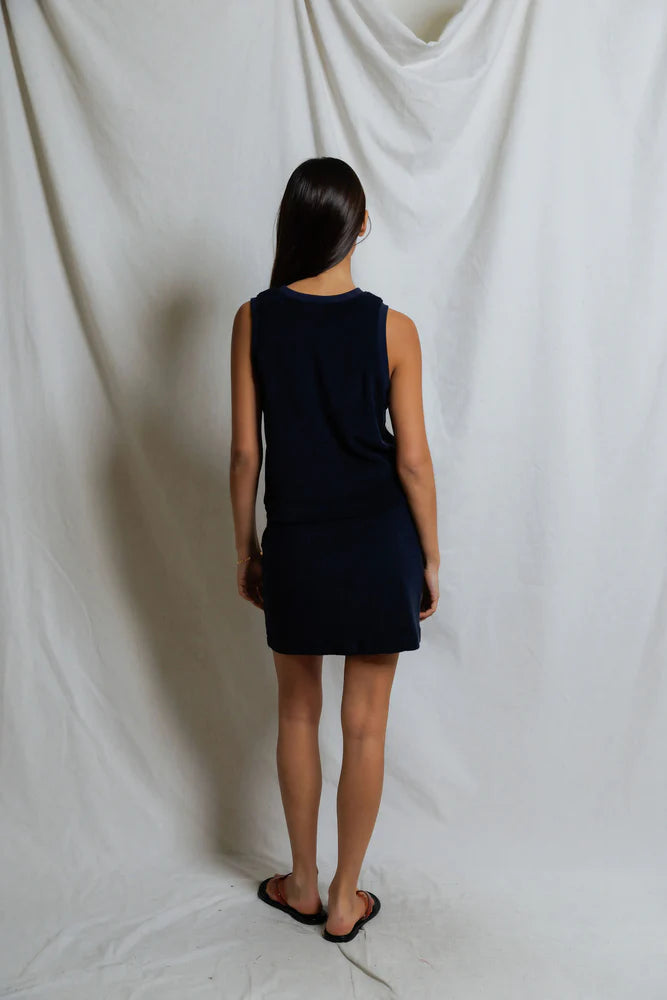 esther tank, navy