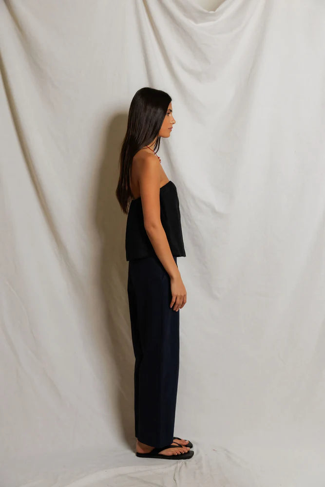gianna tube top, true black