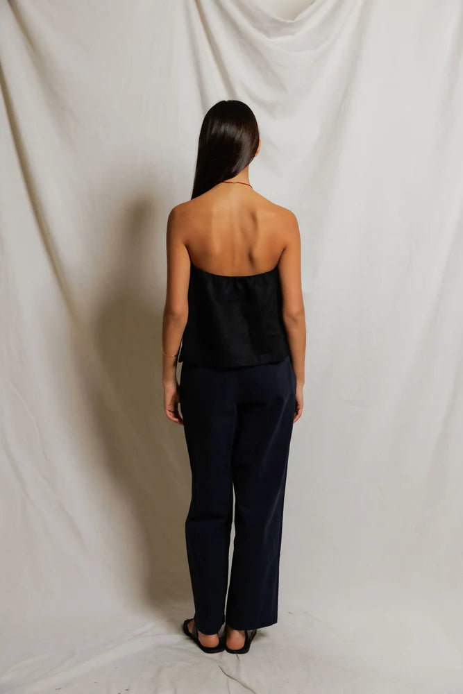 gianna tube top, true black