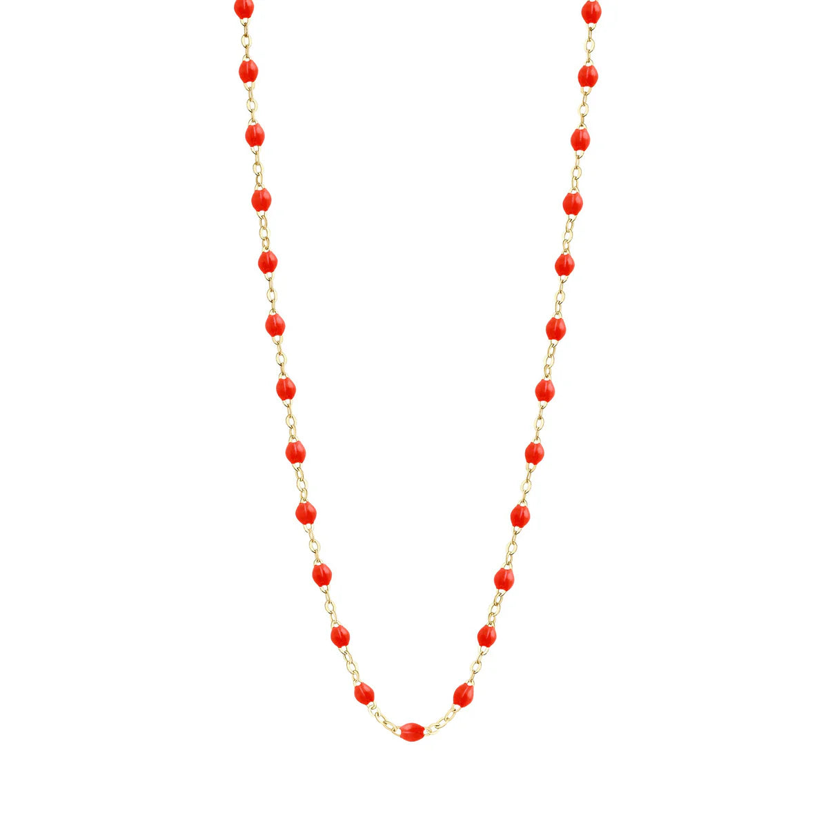 Classic Necklace in Coral