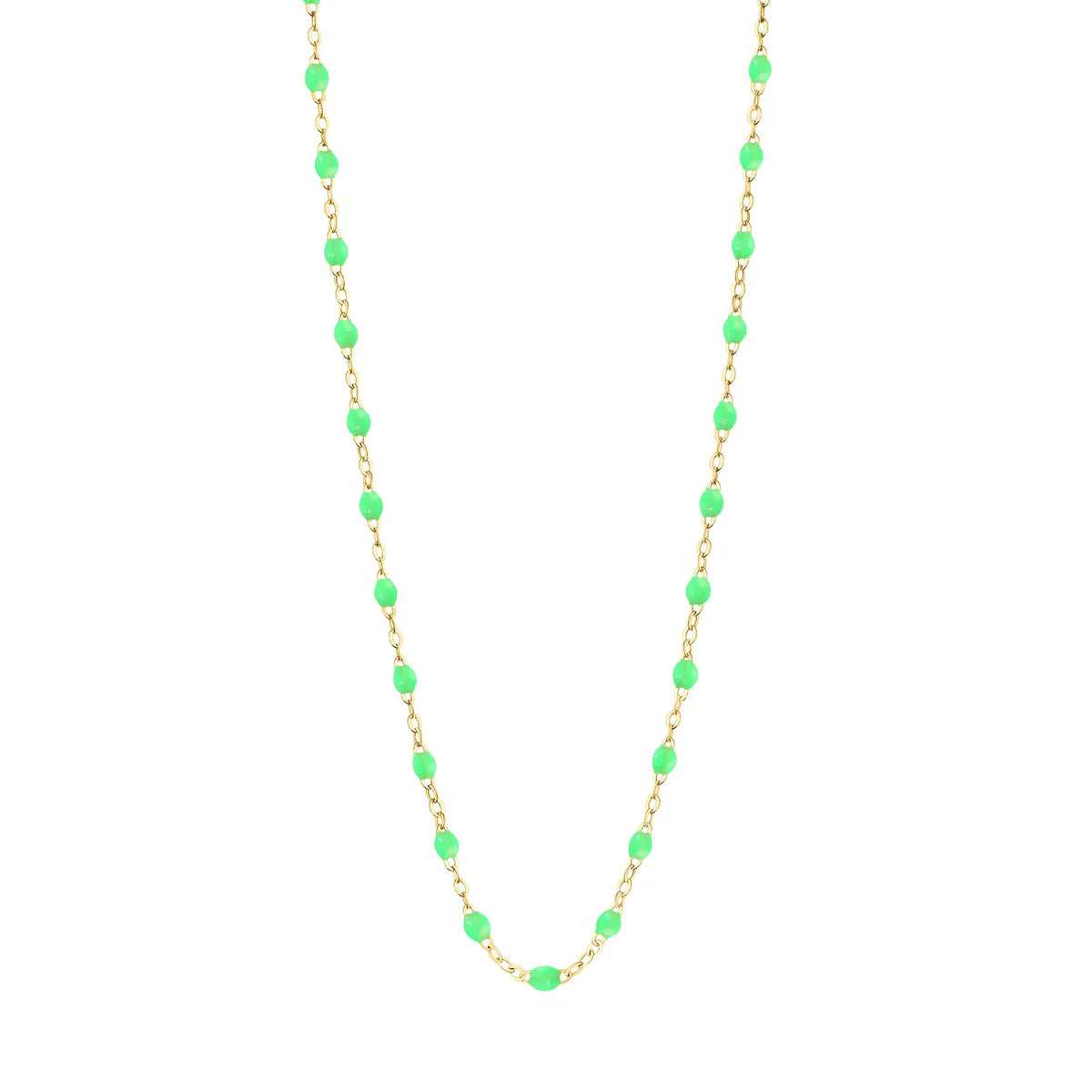 Classic Necklace in Lime