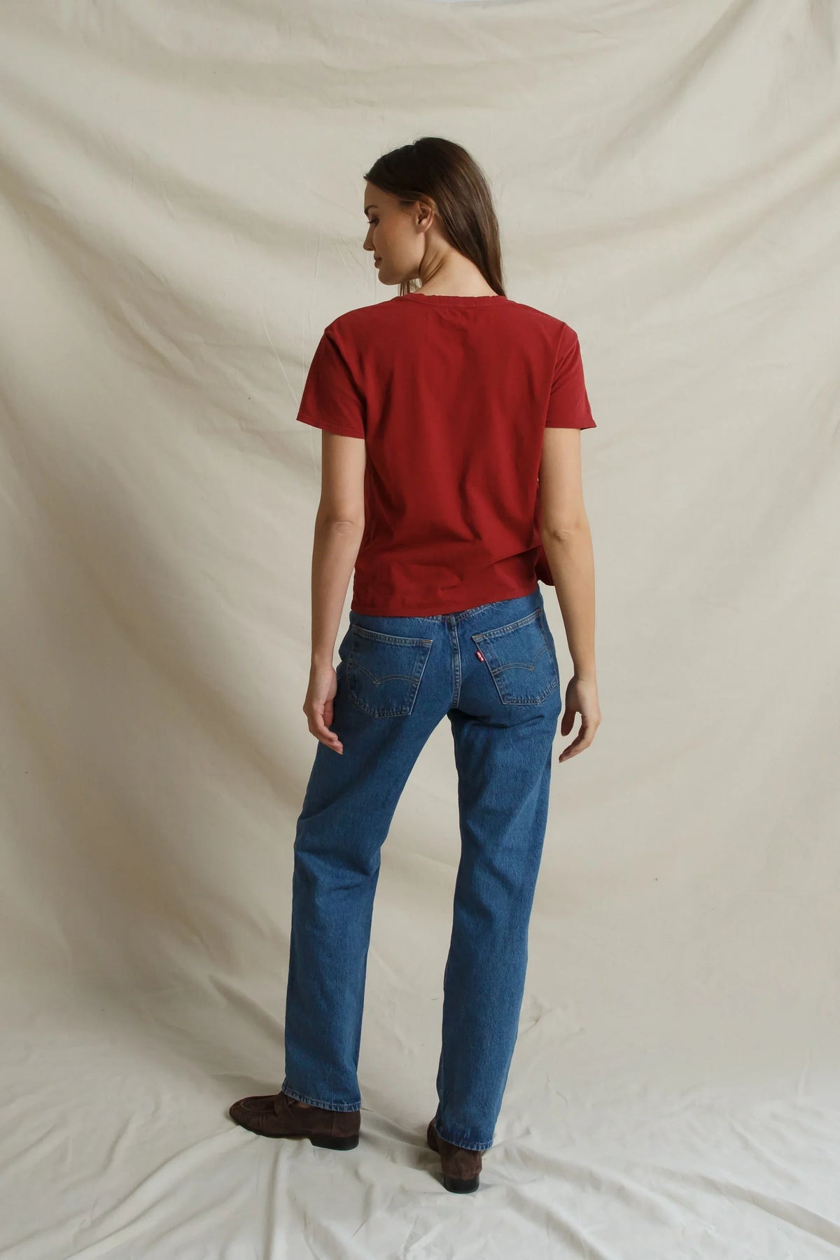 harley tee, ruby red