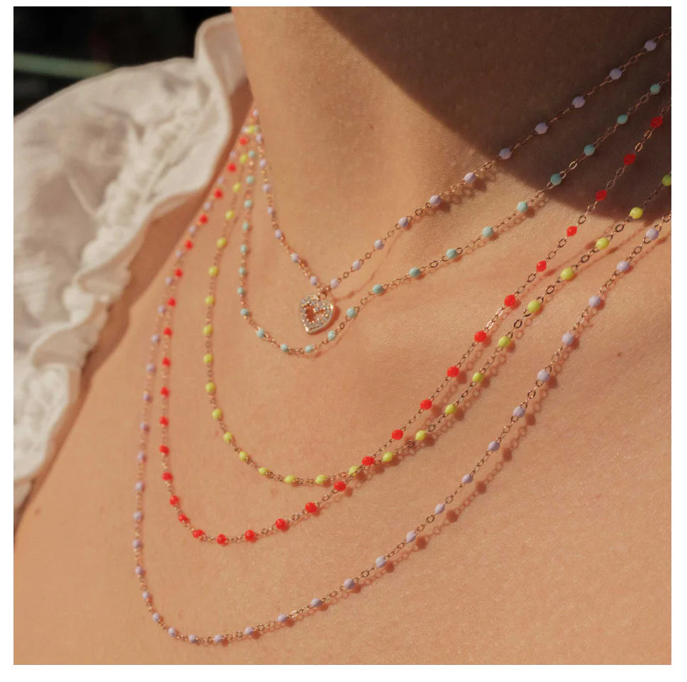 Classic Necklace in Lilac