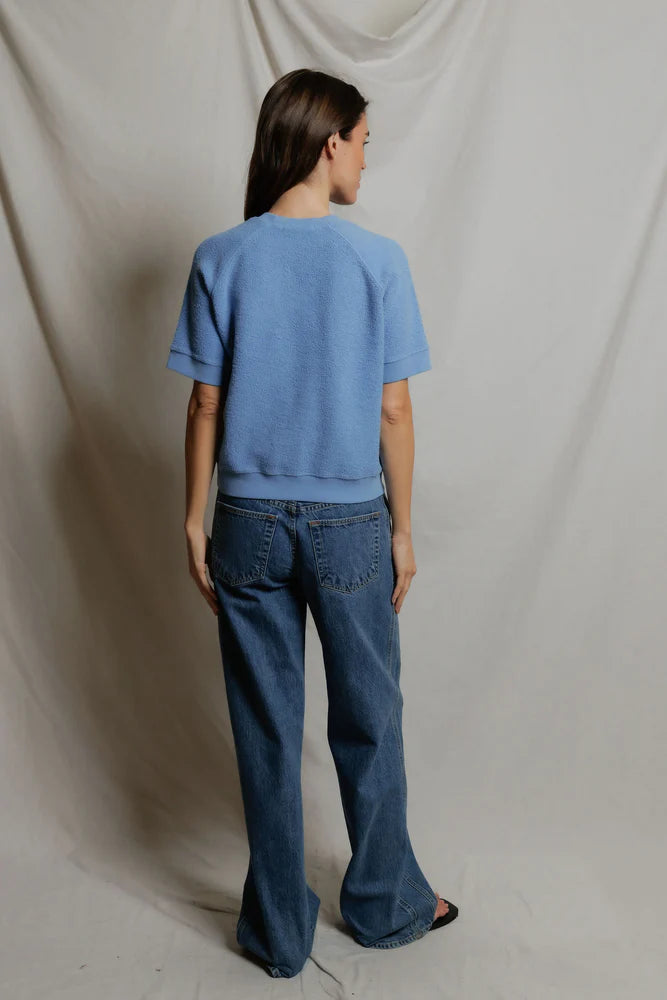 short sleeve ziggy, pacific blue