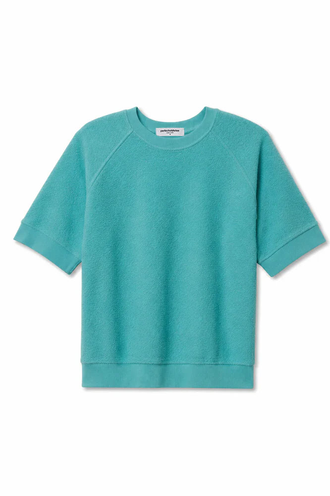 short sleeve ziggy, teal blue