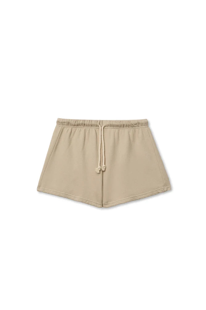 layla sweat short, driftwood
