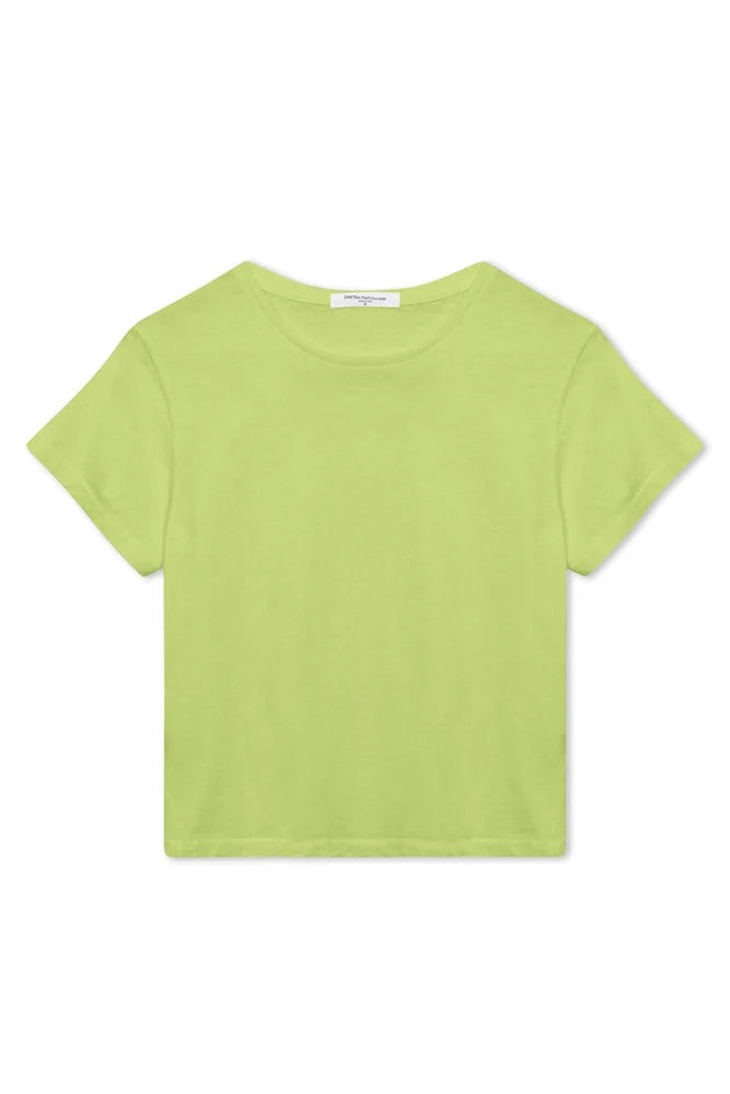 lisa tee, chartreuse